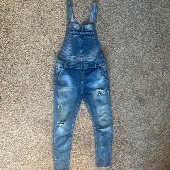 Zara Man Denim Wear Overalls - Picture 1 of 16